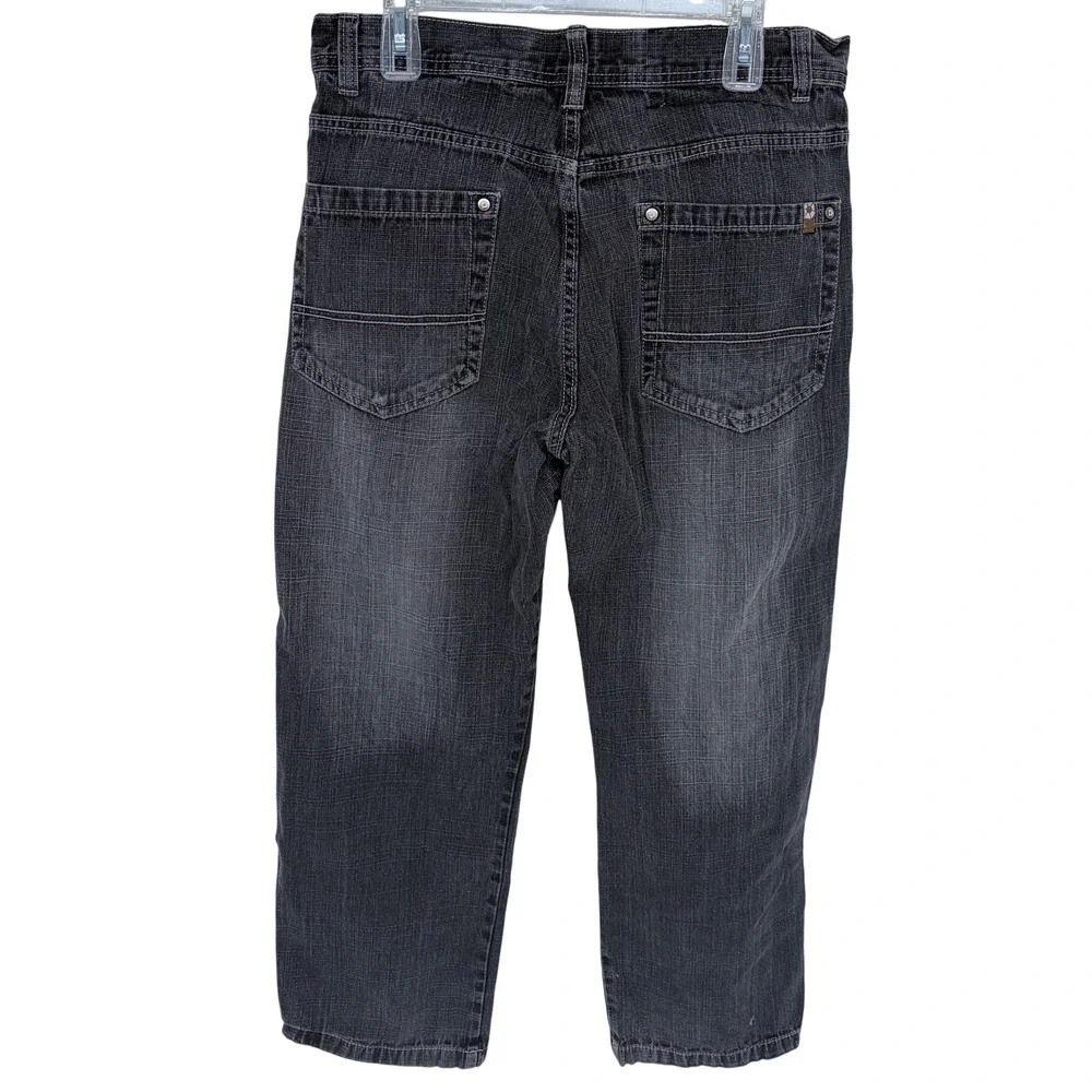 Vintage Southpole Black Baggy Jeans Size 36‎ Mens Brown Tab Faded Y2K Skater